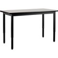 National Public Seating Interion® Utility Table - 60 x 24 - Gray Nebula 695748GY